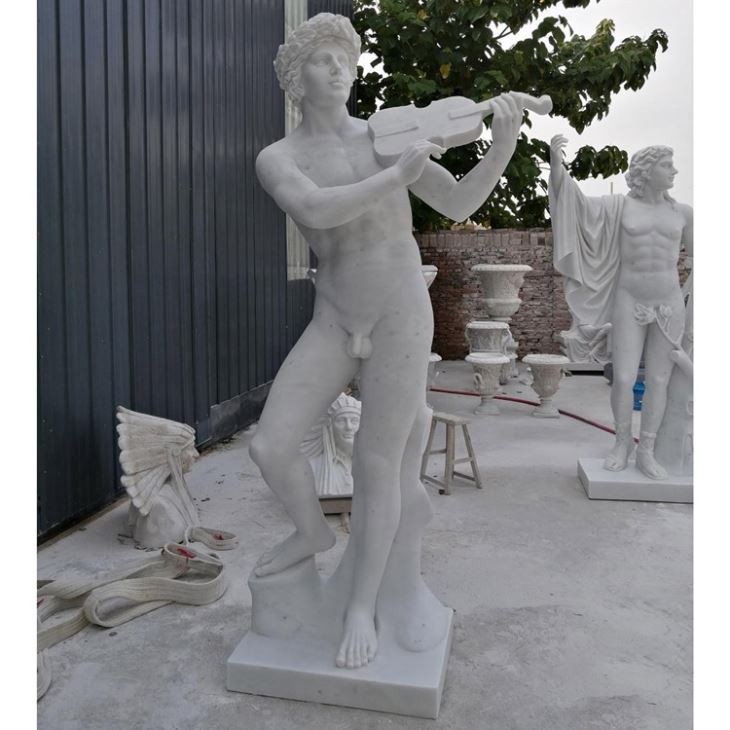 Carved White Marble Figure Statue Stone Sculpture Carved White Marble Figure Statue Stone Sculpture