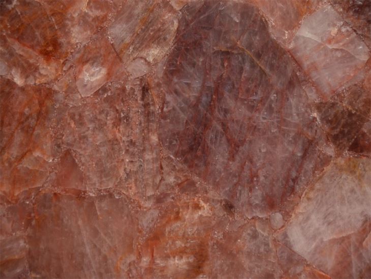 Orange Crystal Semi Precious Stone Slab