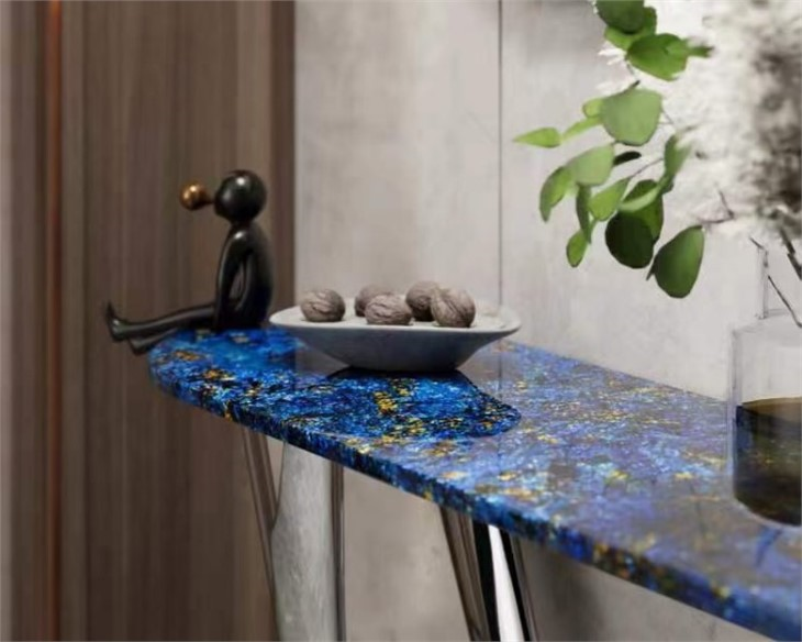 Natural Blue Marble Table Top Natural Blue Marble Table Top