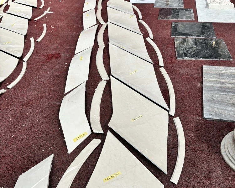 Natural Beige Marble Handrail Natural Beige Marble Handrail