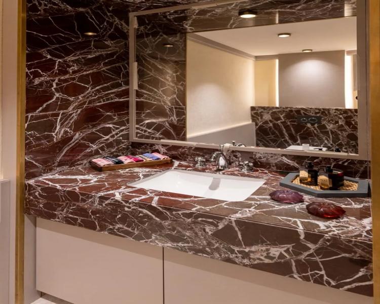 Rosso Levanto Marble Stone Vanity Top Rosso Levanto Marble Stone Vanity Top